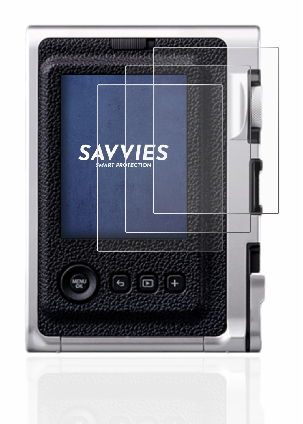 Image of the device Fujifilm Instax Mini Evo with a wide variety of screen protectors.