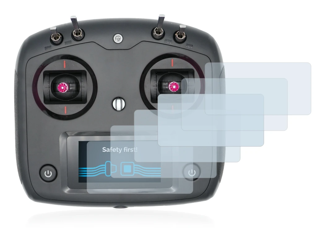 Image of the device FlySky FS-i6S with a wide variety of screen protectors.