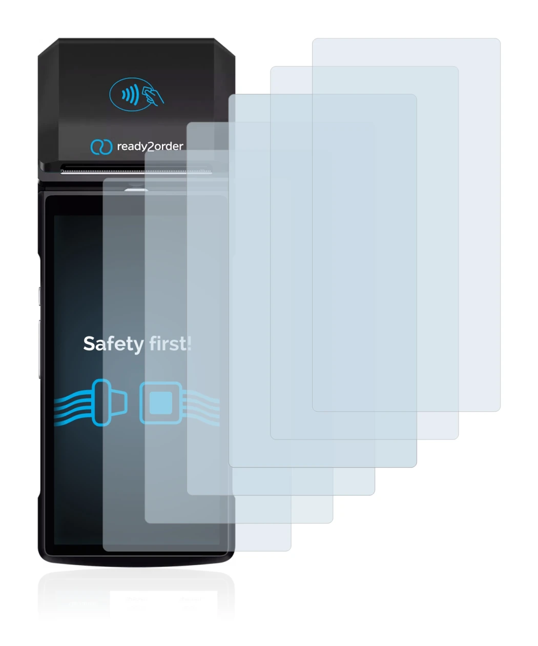 Image of the device Ready2order ReadyGo with a wide variety of screen protectors.