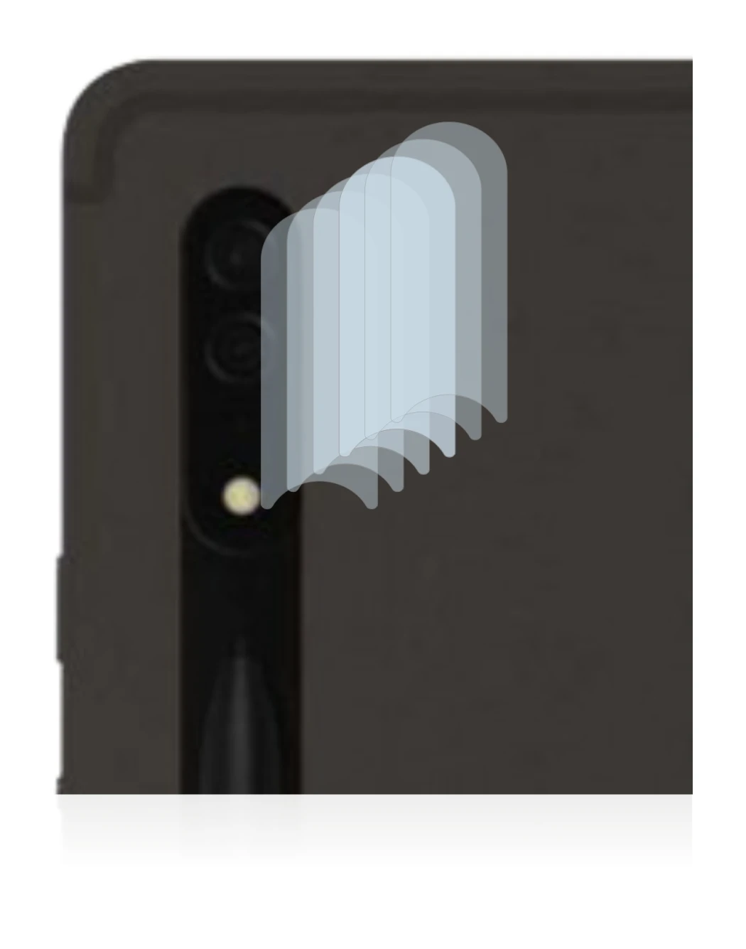 Image of the device Samsung Galaxy Tab S8 Ultra 5G (ONLY Camera Lens) with a wide variety of screen protectors.