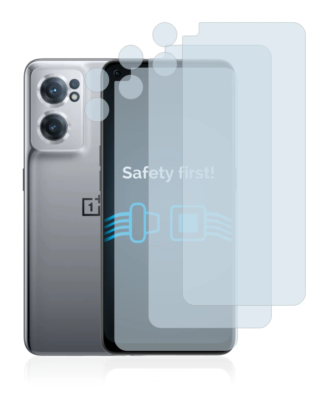 Image of the device OnePlus Nord CE 2 5G (Front+Camera) with a wide variety of screen protectors.
