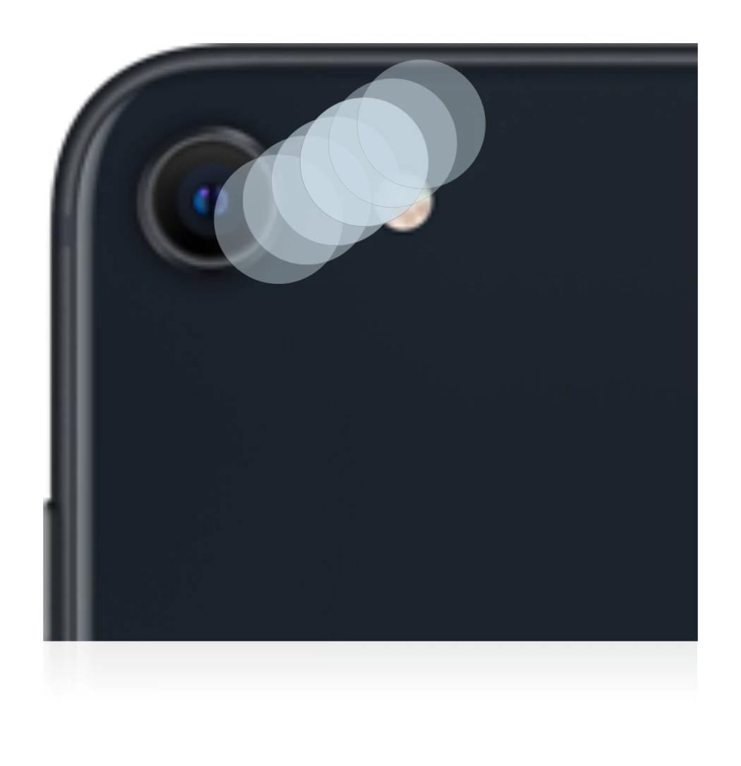 Image of the device Apple iPhone SE 3 2022 (ONLY Camera Lens) with a wide variety of screen protectors.