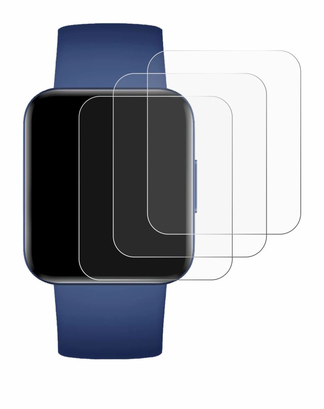 Image of the device Xiaomi Poco Watch with a wide variety of screen protectors.