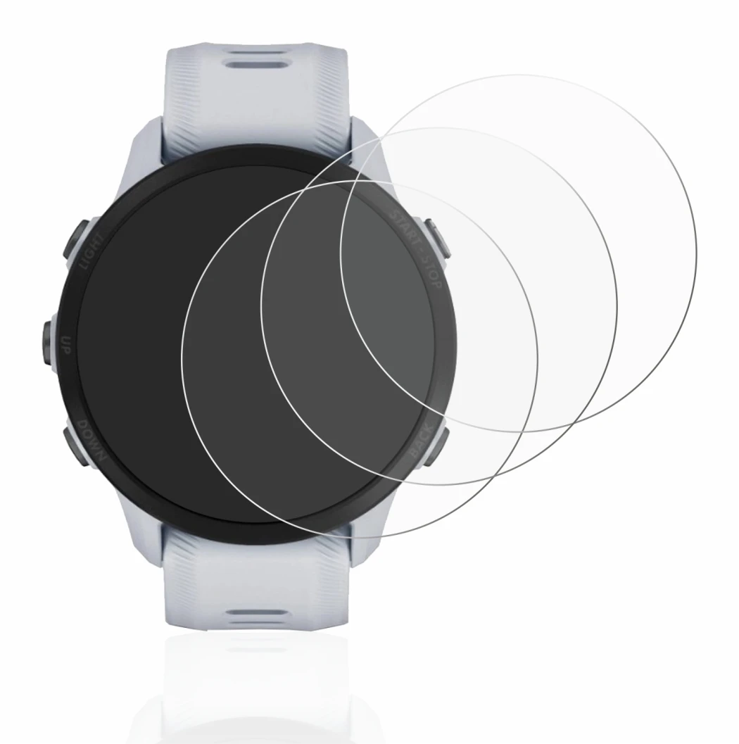 Image of the device Garmin Forerunner 955 with a wide variety of screen protectors.