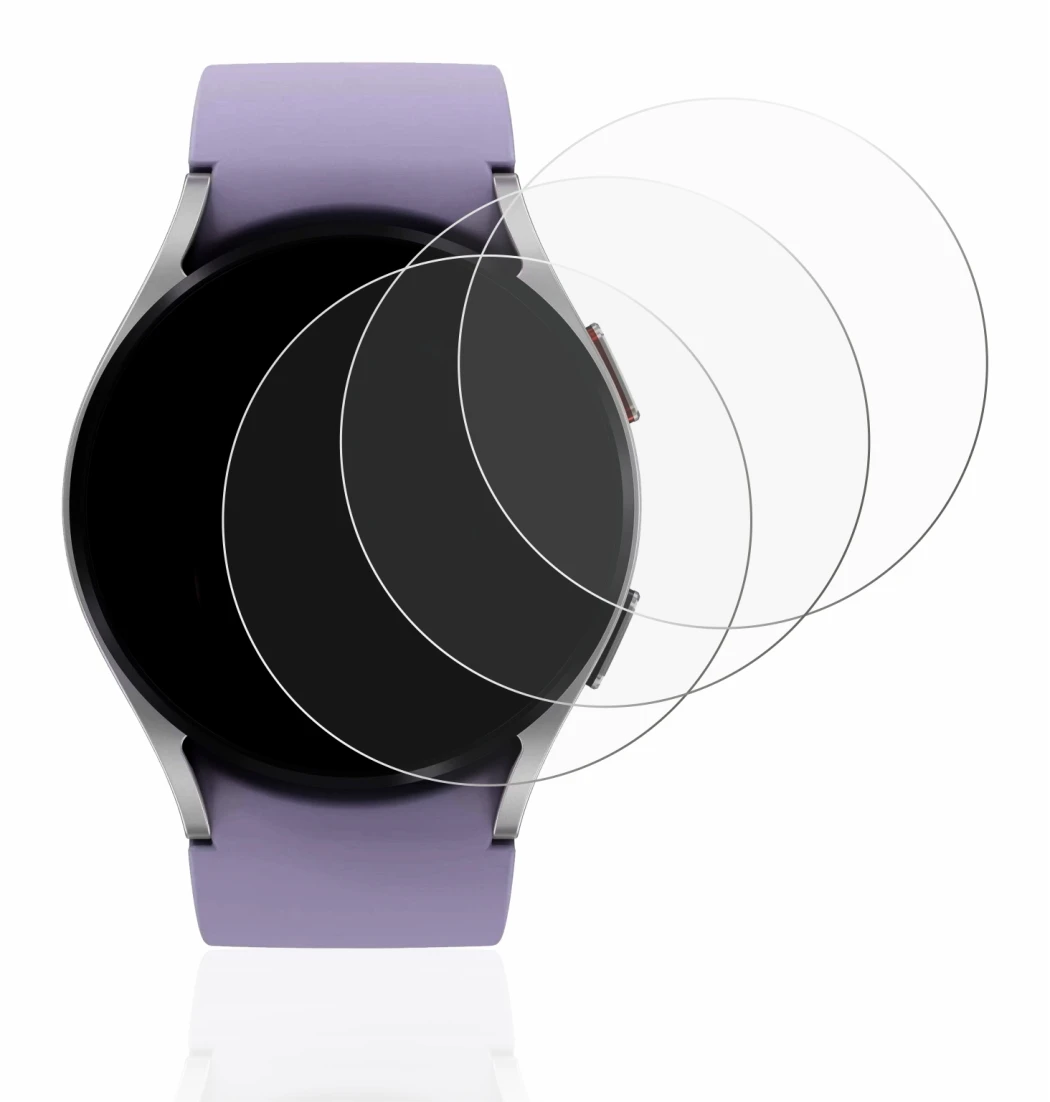 Image of the device Samsung Galaxy Watch 5 (40mm) with a wide variety of screen protectors.