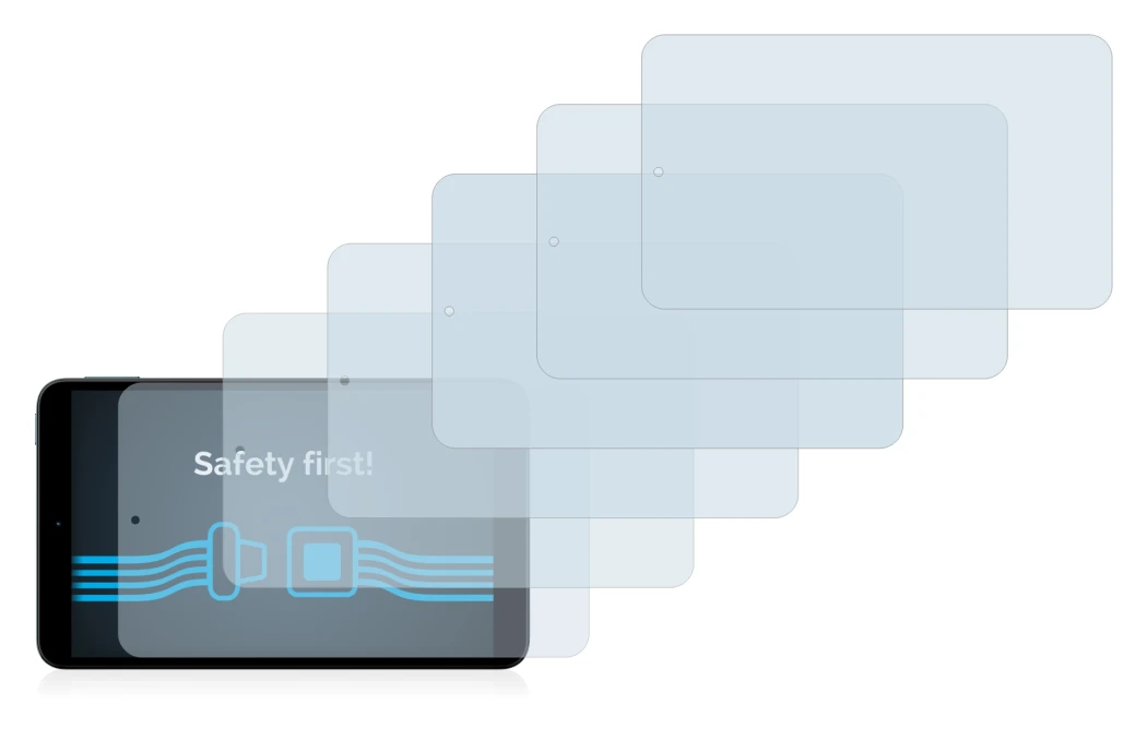 Image of the device Nokia T10 with a wide variety of screen protectors.