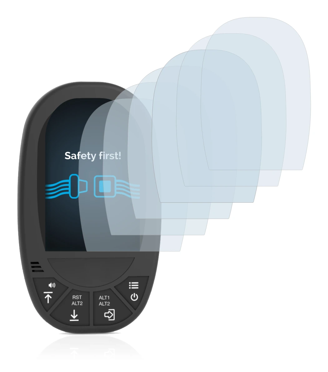 Image of the device Flymaster GPS LS with a wide variety of screen protectors.