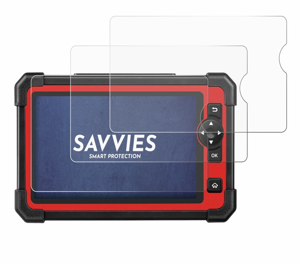 Image of the device Launch X-431 CRP919E with a wide variety of screen protectors.