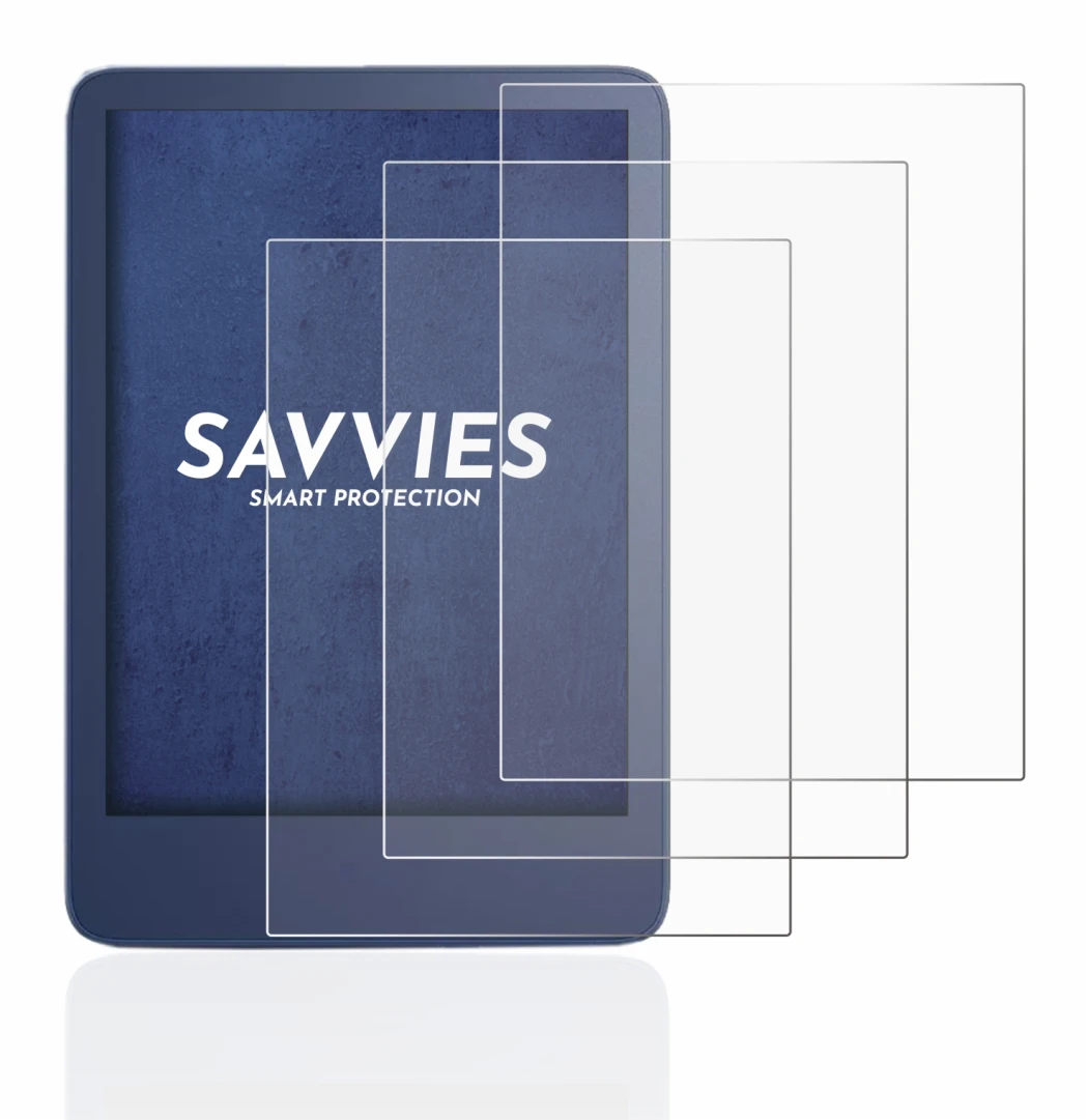 Image of the device Amazon Kindle Reader 2022 with a wide variety of screen protectors.