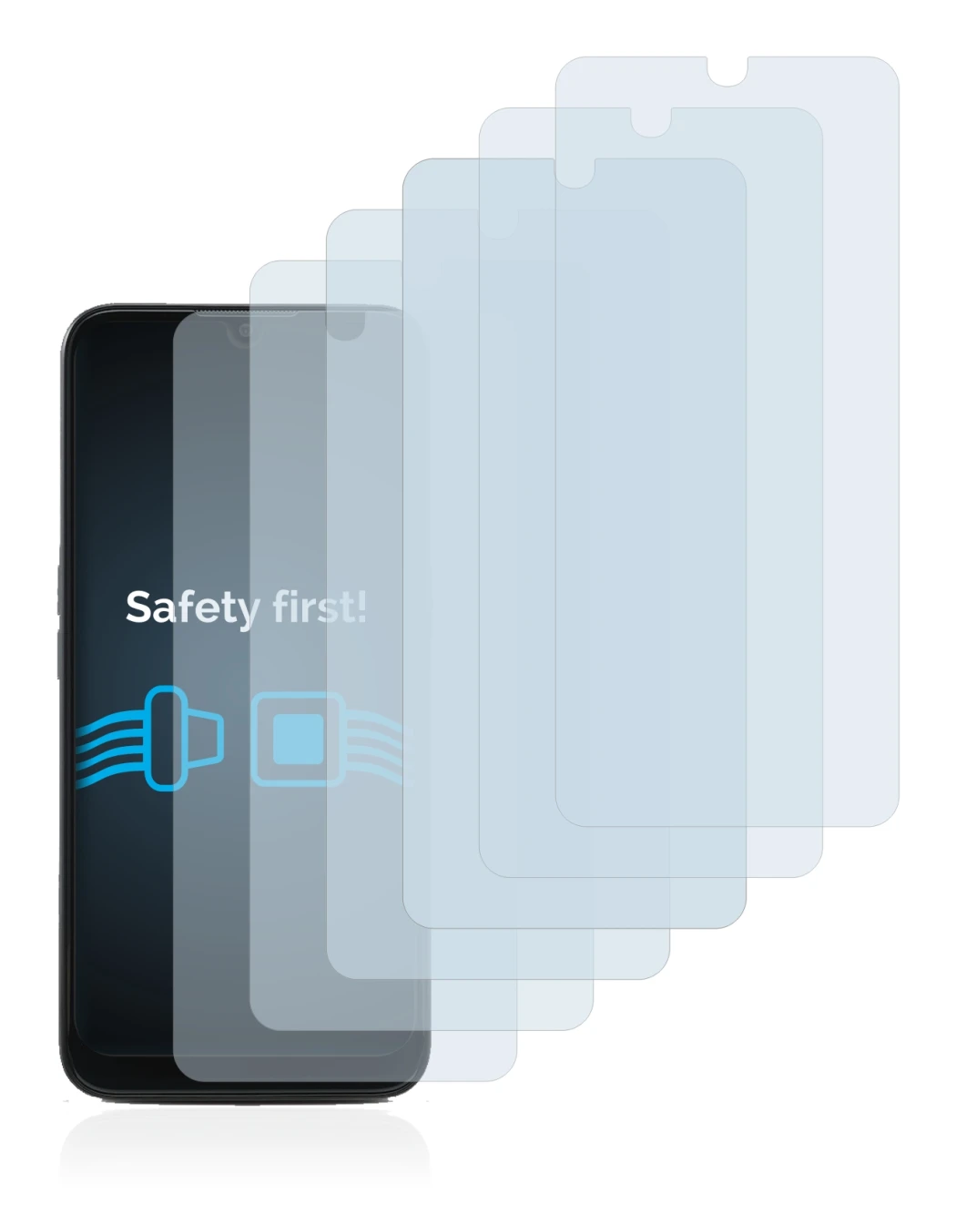 Image of the device Doro 8100 PLUS with a wide variety of screen protectors.