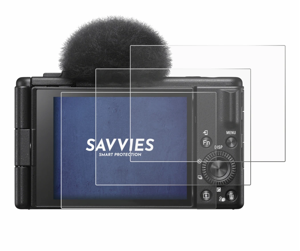 Image of the device Sony ZV-1F with a wide variety of screen protectors.