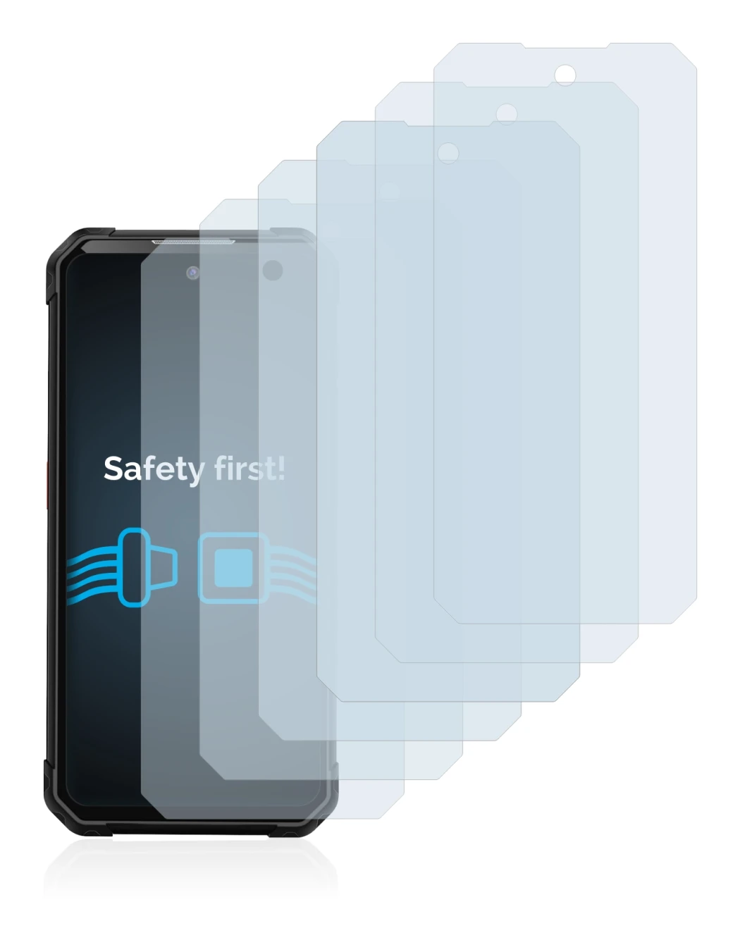 Image of the device iiiF150 Air 1 Pro with a wide variety of screen protectors.