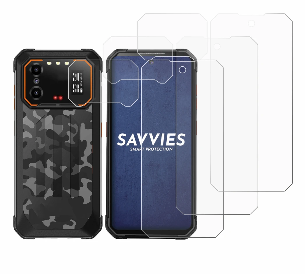 Image of the device iiiF150 B1 Pro (Front+Camera) with a wide variety of screen protectors.