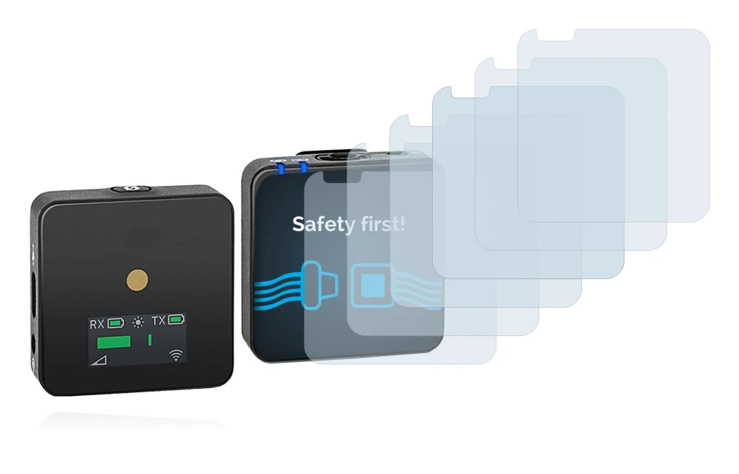 Image of the device Rode Wireless GO II with a wide variety of screen protectors.