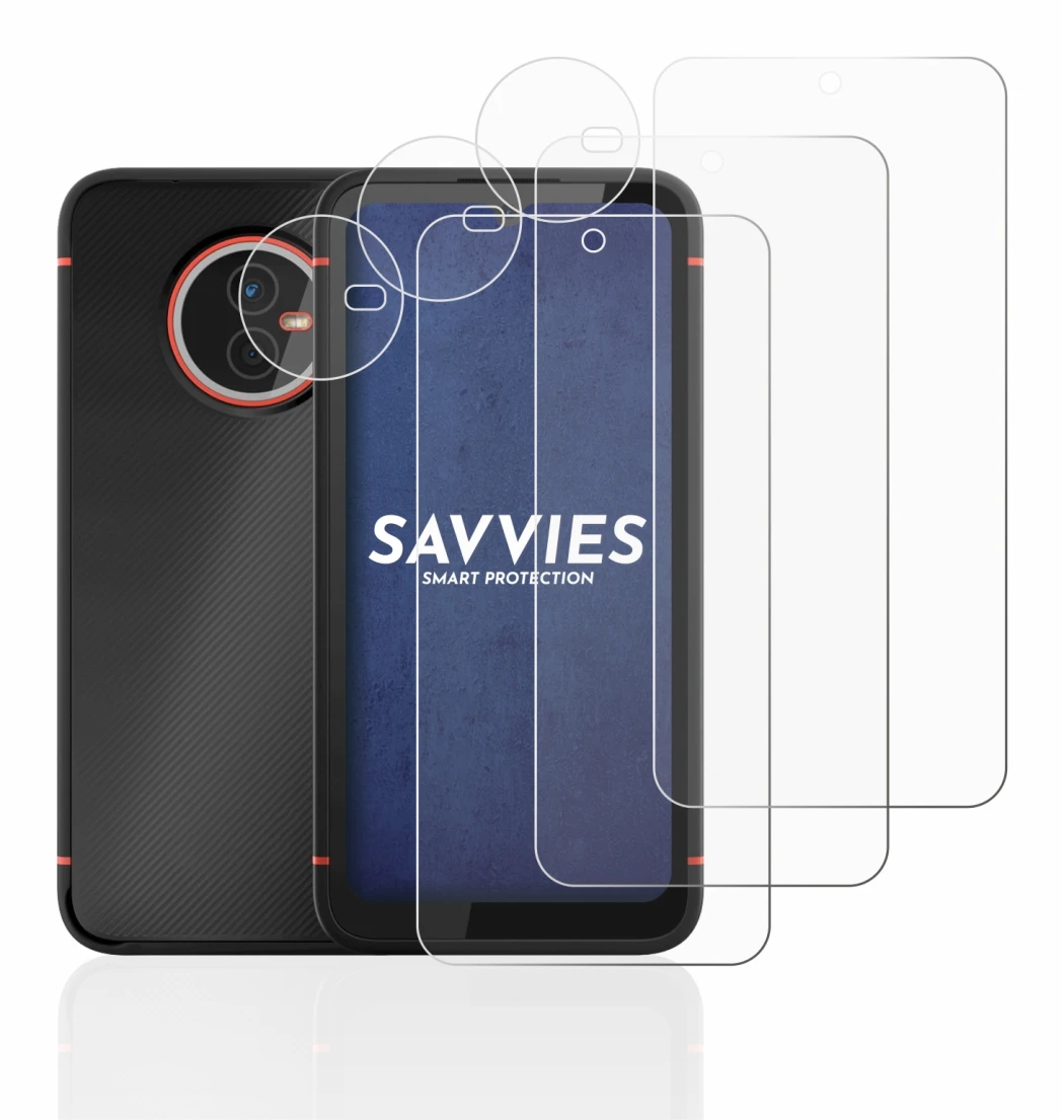 Image of the device Gigaset GX4 (Front+Camera) with a wide variety of screen protectors.