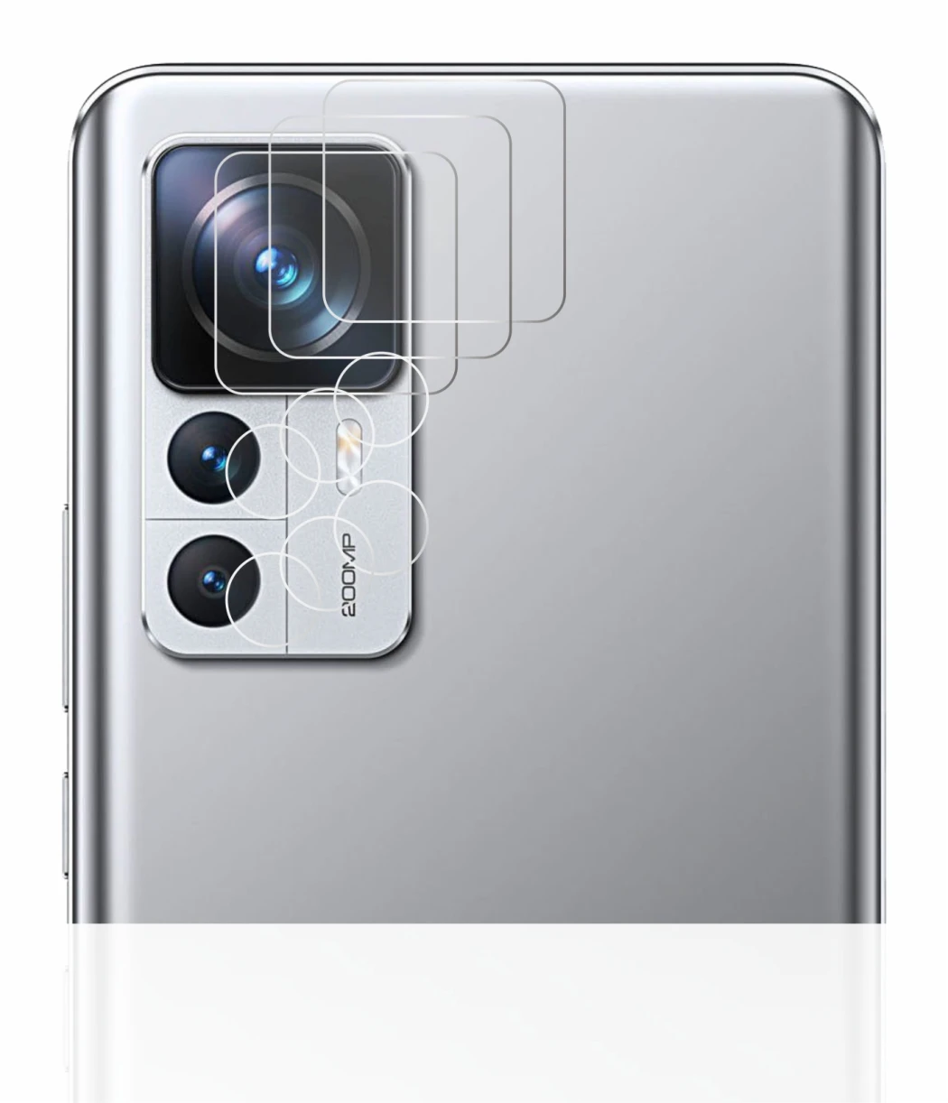Image of the device Xiaomi 12T Pro (ONLY Camera Lens) with a wide variety of screen protectors.