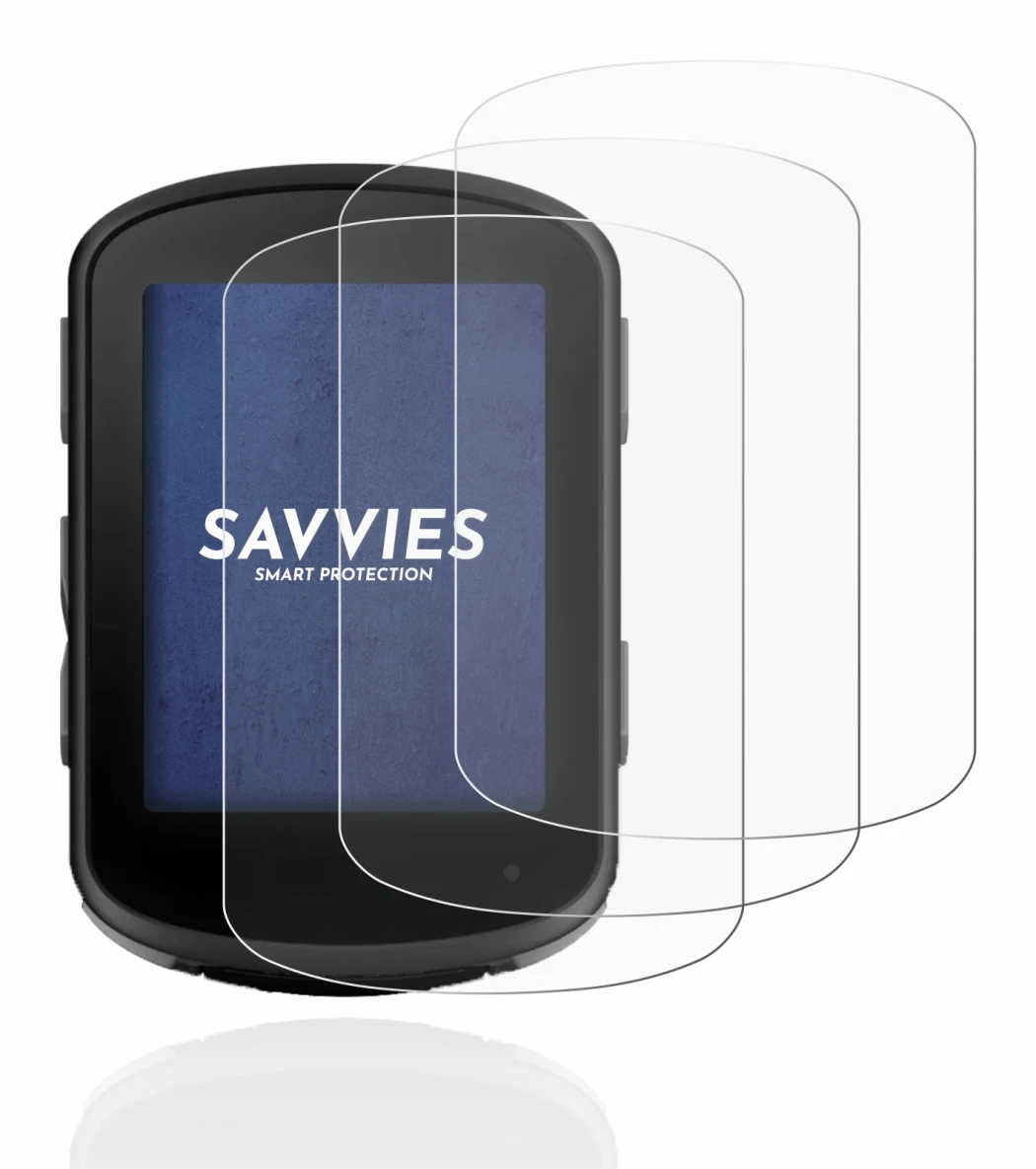 Image of the device Garmin Edge 840 with a wide variety of screen protectors.