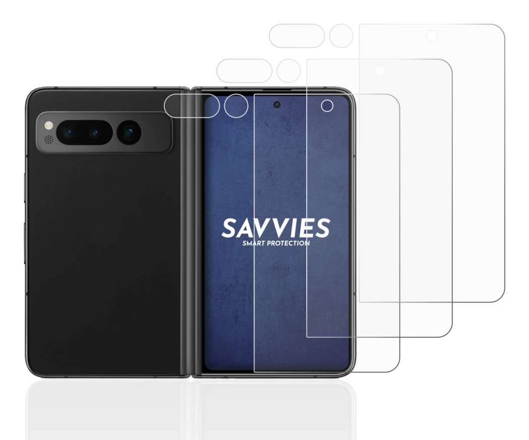 Image of the device Google Pixel Fold (Front+Camera) with a wide variety of screen protectors.
