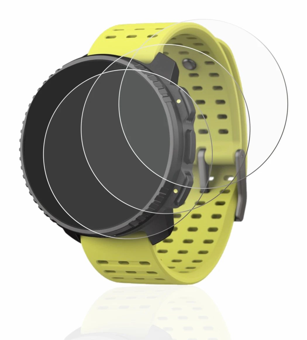 Image of the device Suunto Vertical with a wide variety of screen protectors.