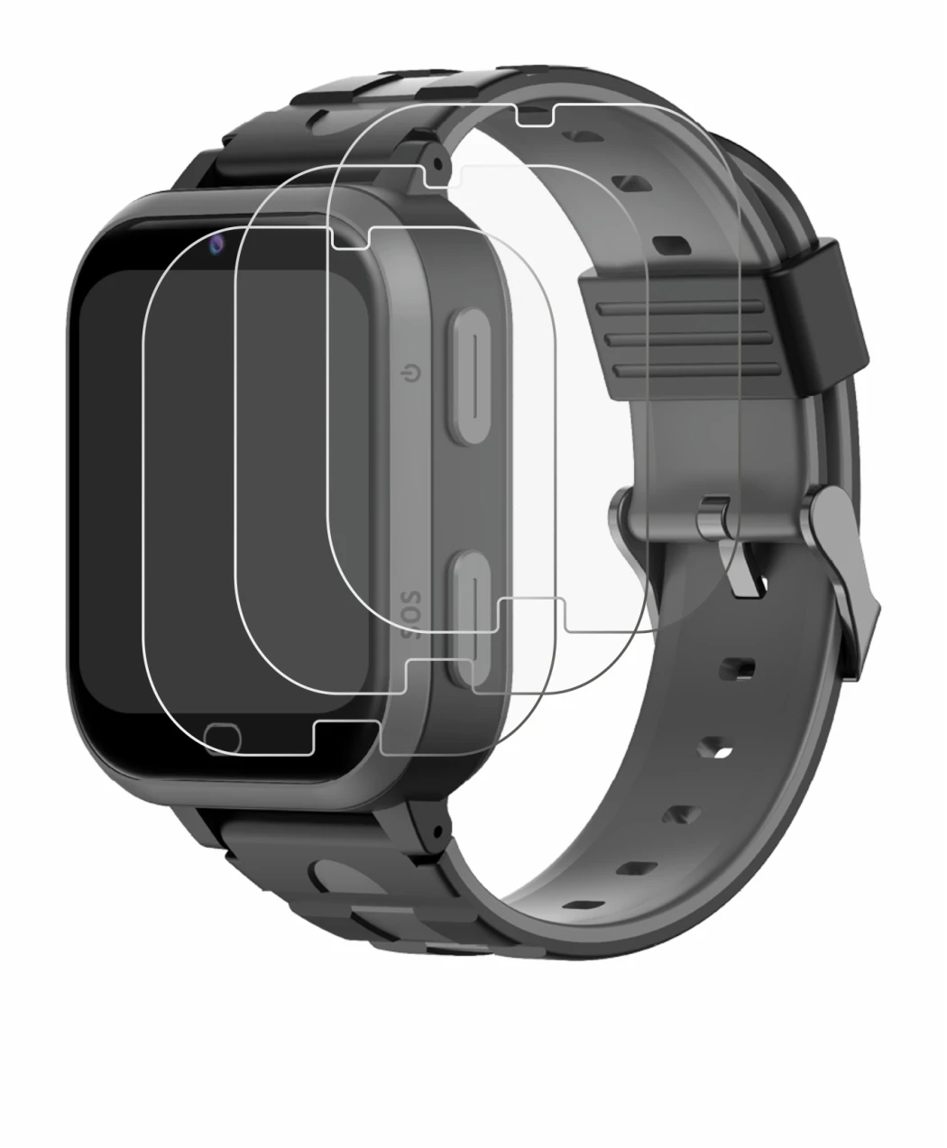 Image of the device Beafon Kids Watch SW2 with a wide variety of screen protectors.