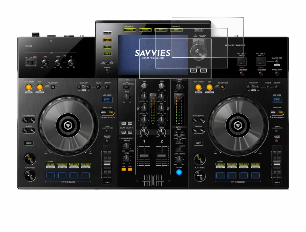Image of the device Pioneer XDJ -RR with a wide variety of screen protectors.