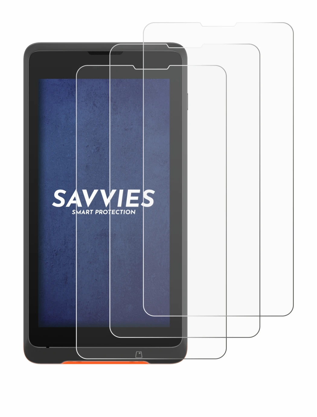 Image of the device Sunmi P2 Lite SE with a wide variety of screen protectors.