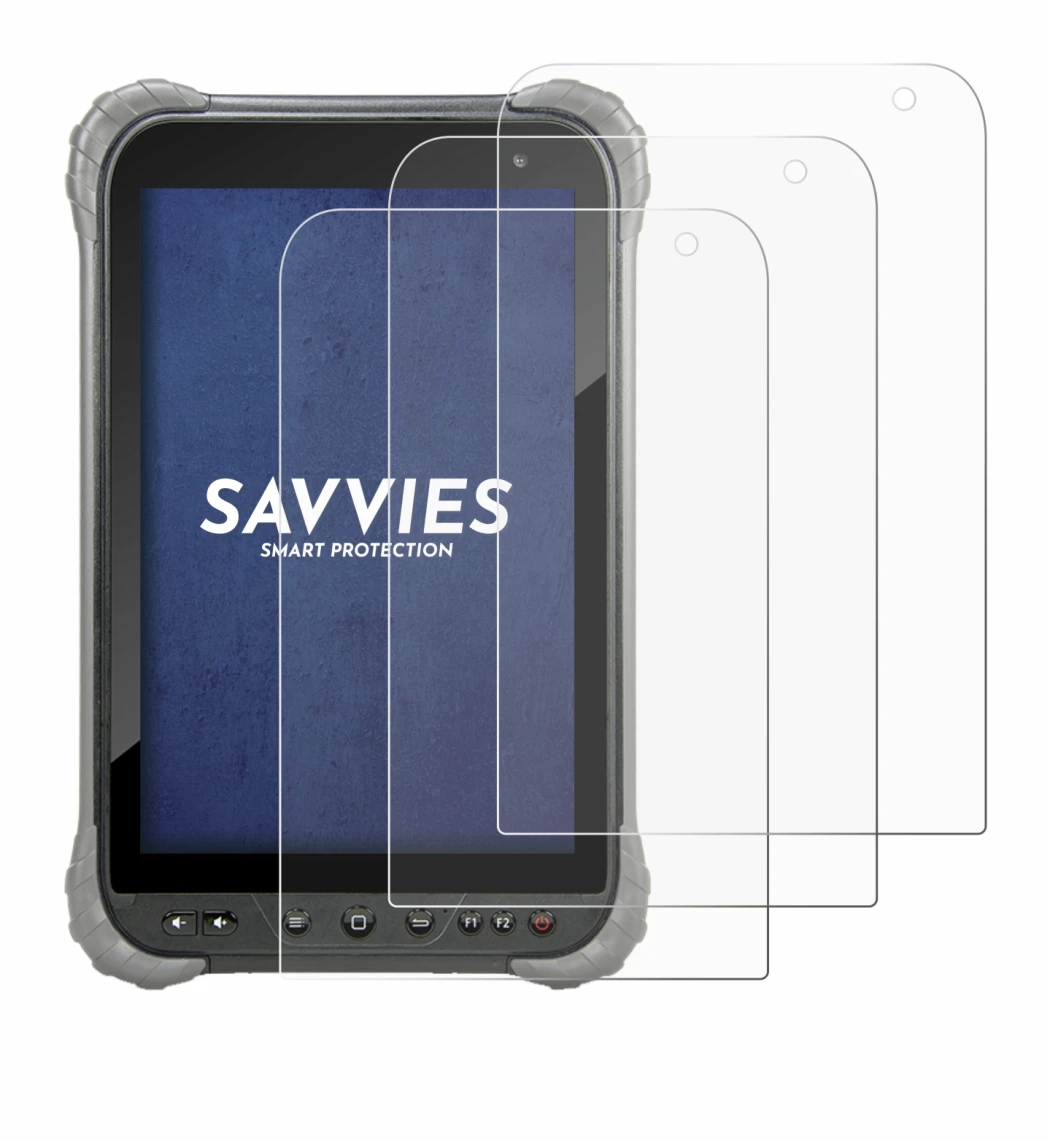 Image of the device Juniper Systems Cedar CT8X2 with a wide variety of screen protectors.