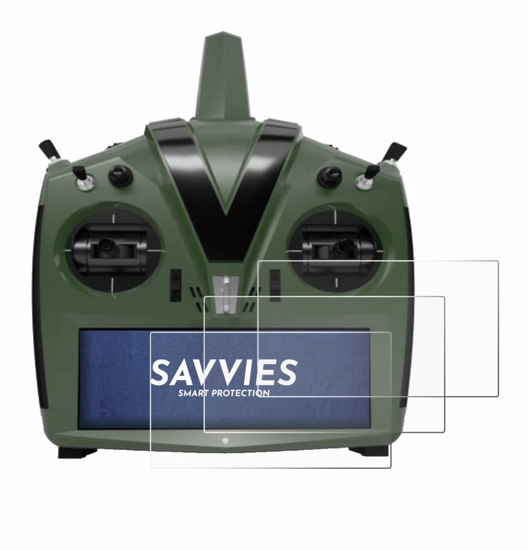 Image of the device VBar Control Evo with a wide variety of screen protectors.