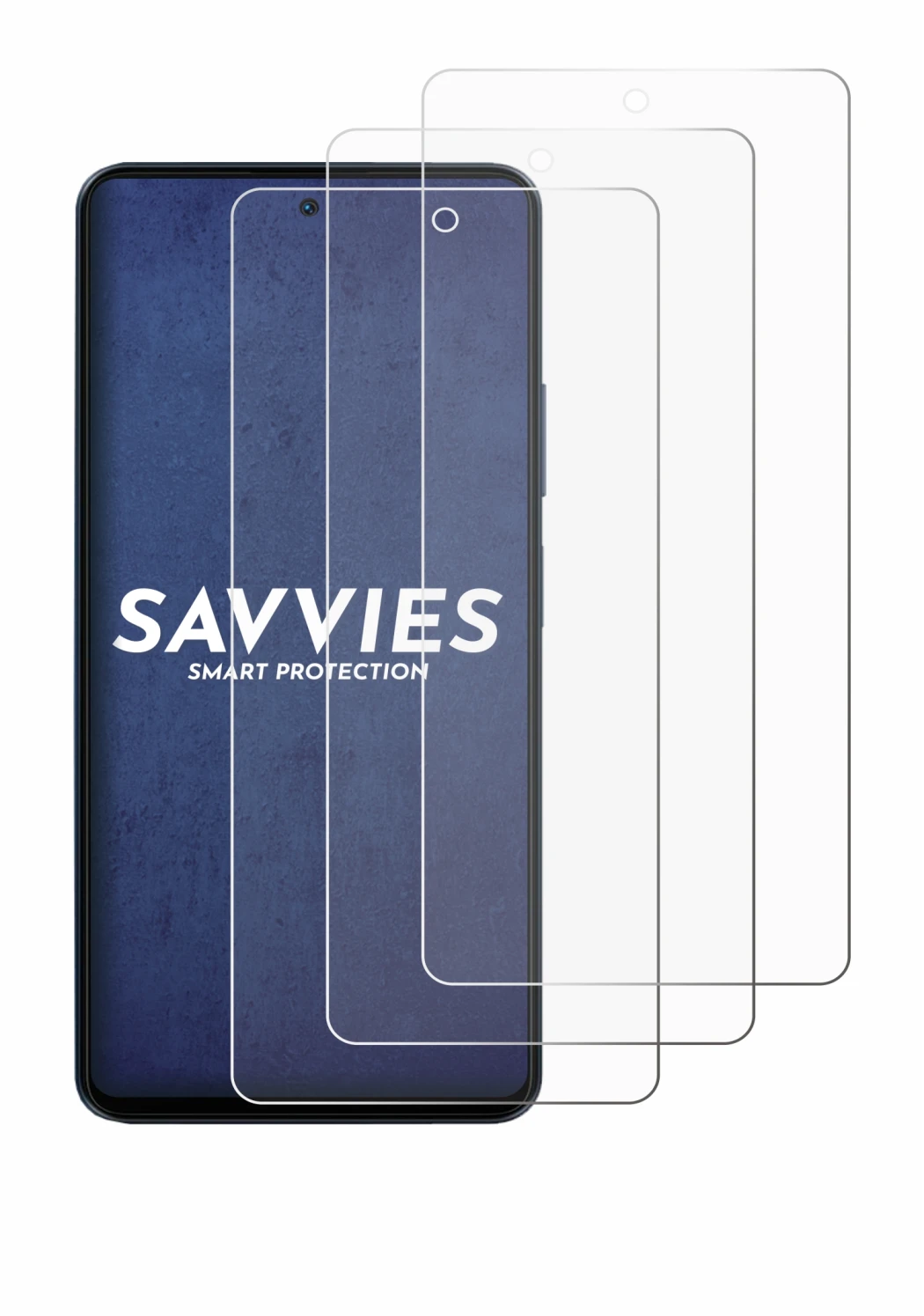 Image of the device Blackview Shark 8 with a wide variety of screen protectors.