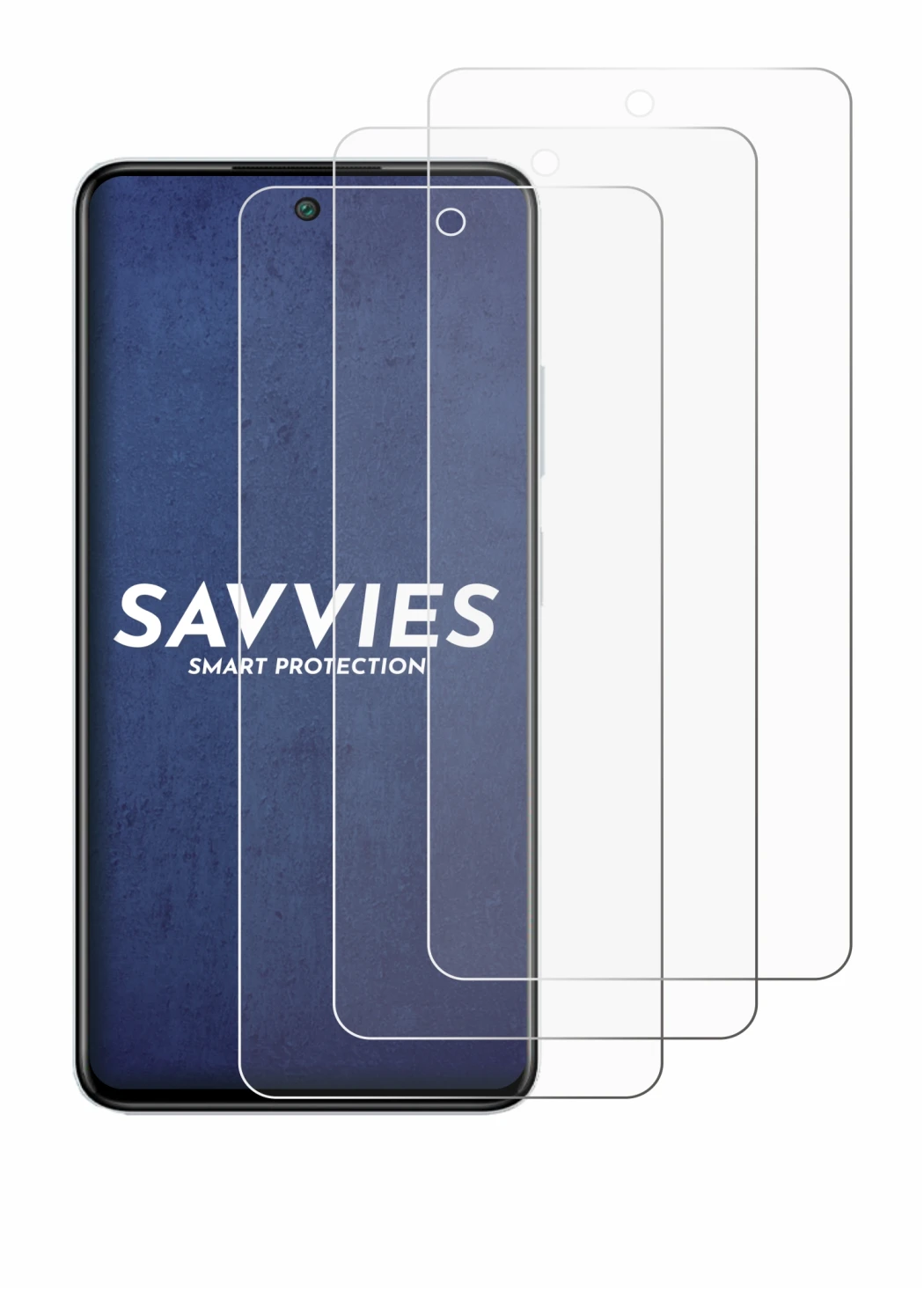 Image of the device Infinix Smart 8 with a wide variety of screen protectors.