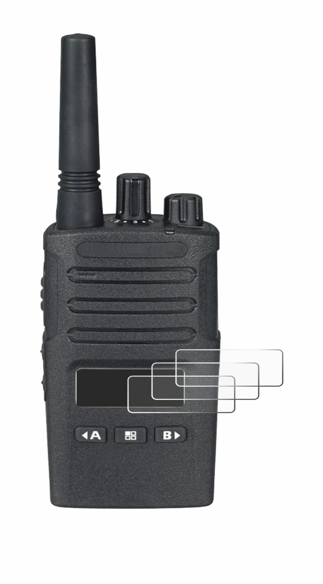 Image of the device Motorola XT460 with a wide variety of screen protectors.