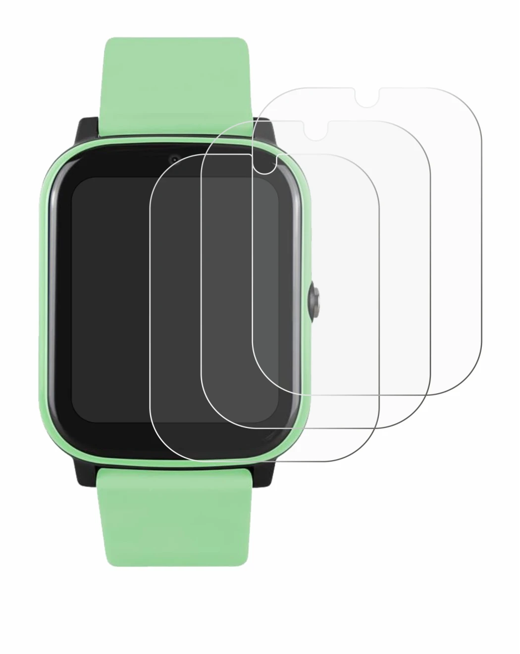 Image of the device One2Track Connect NEXT with a wide variety of screen protectors.