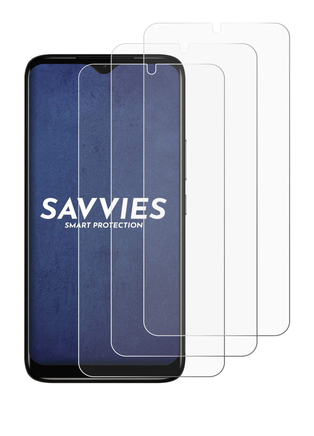 Image of the device Nokia C12 with a wide variety of screen protectors.
