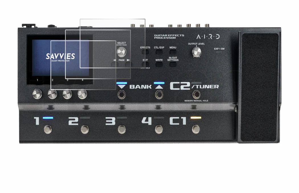 Image of the device Boss GX-100 with a wide variety of screen protectors.