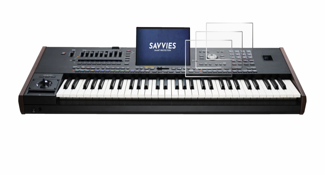 Image of the device KORG Pa5X with a wide variety of screen protectors.