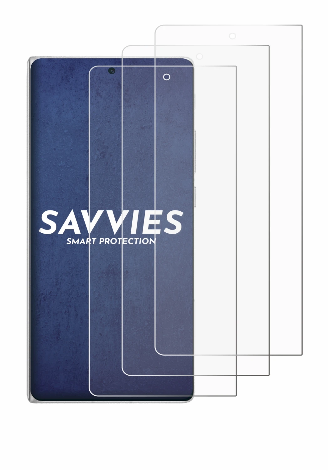 Image of the device Vivo X Fold3 with a wide variety of screen protectors.