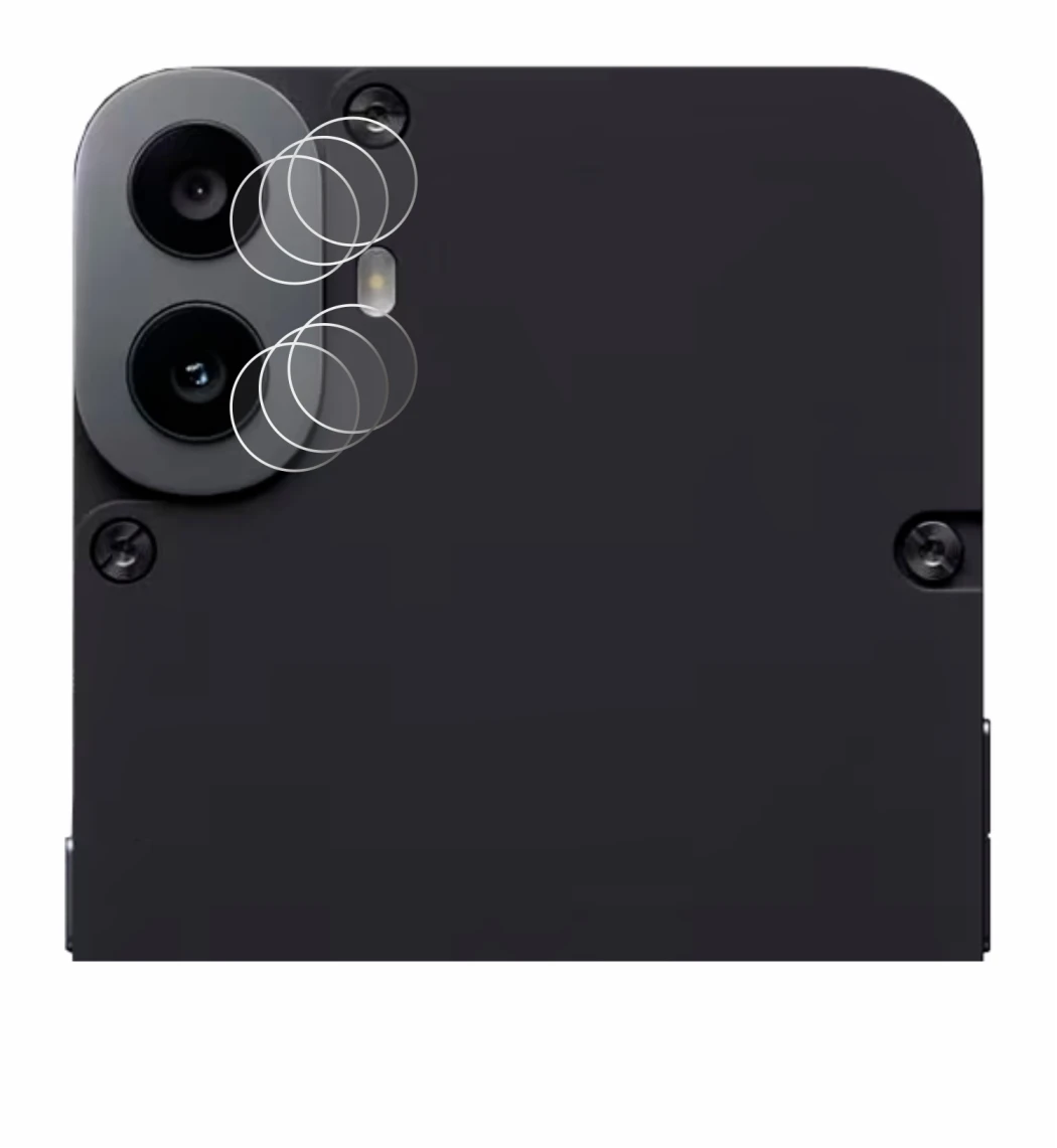 Image of the device Nothing CMF Phone 1 (ONLY Camera Lens) with a wide variety of screen protectors.