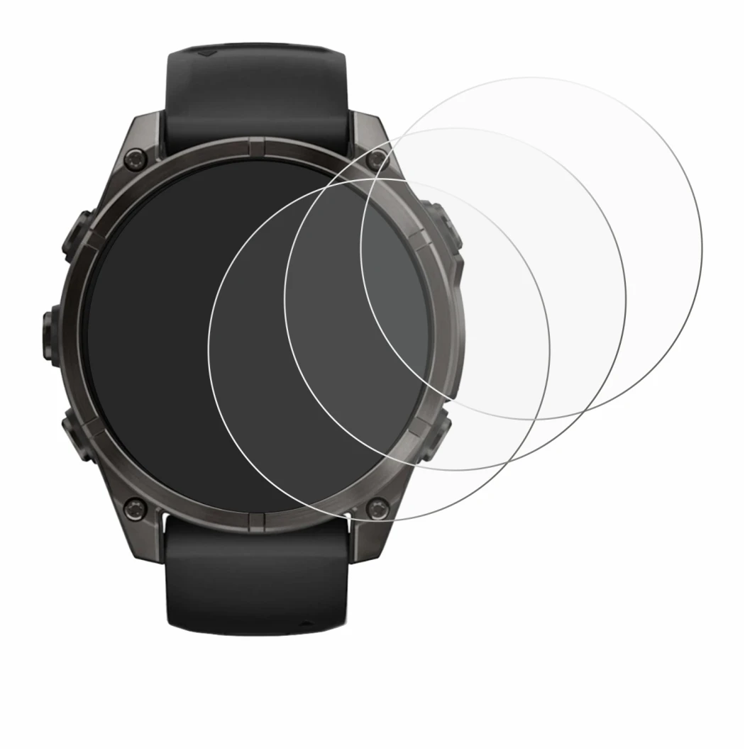 Image of the device Garmin Fenix 8 AMOLED (47 mm) with a wide variety of screen protectors.