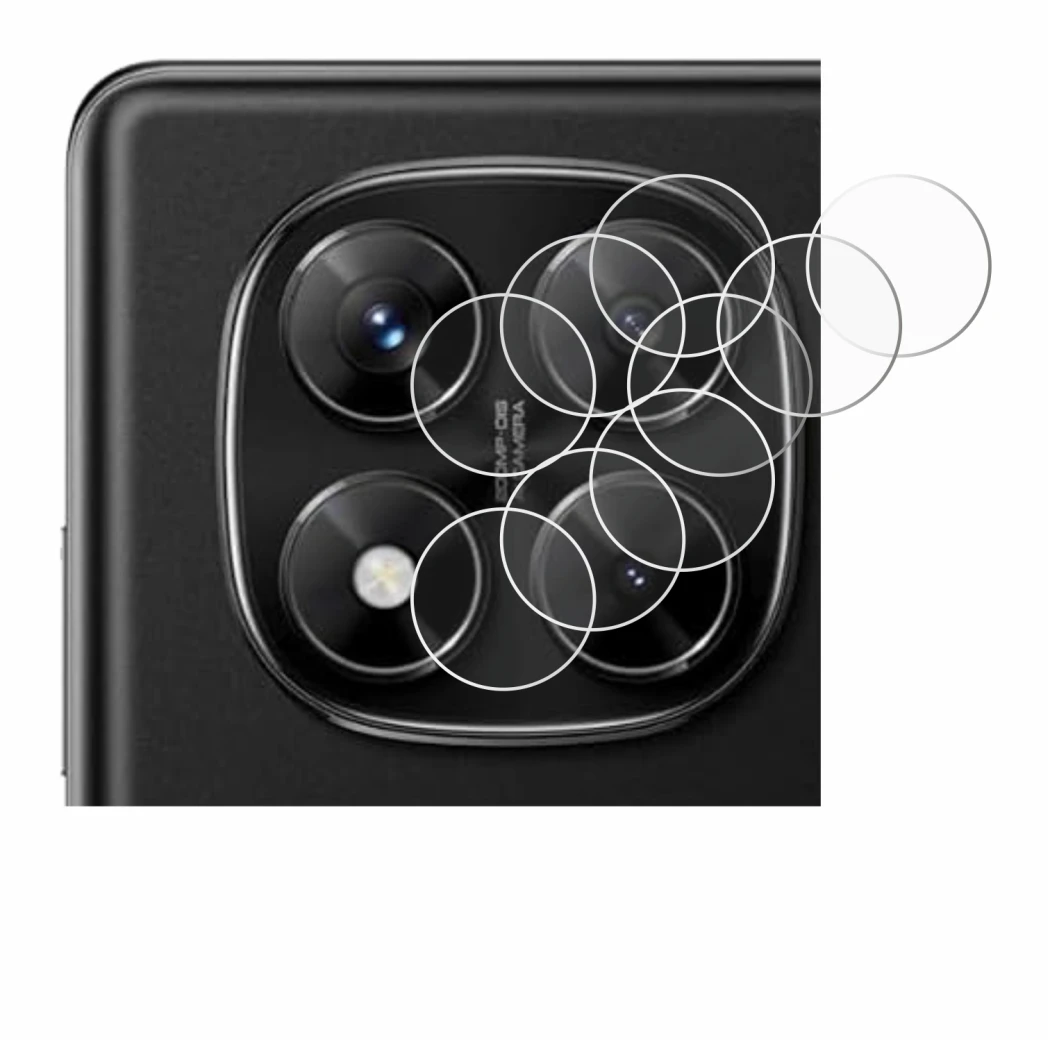 Image of the device Xiaomi Redmi Note 14 Pro (ONLY Camera Lens) with a wide variety of screen protectors.