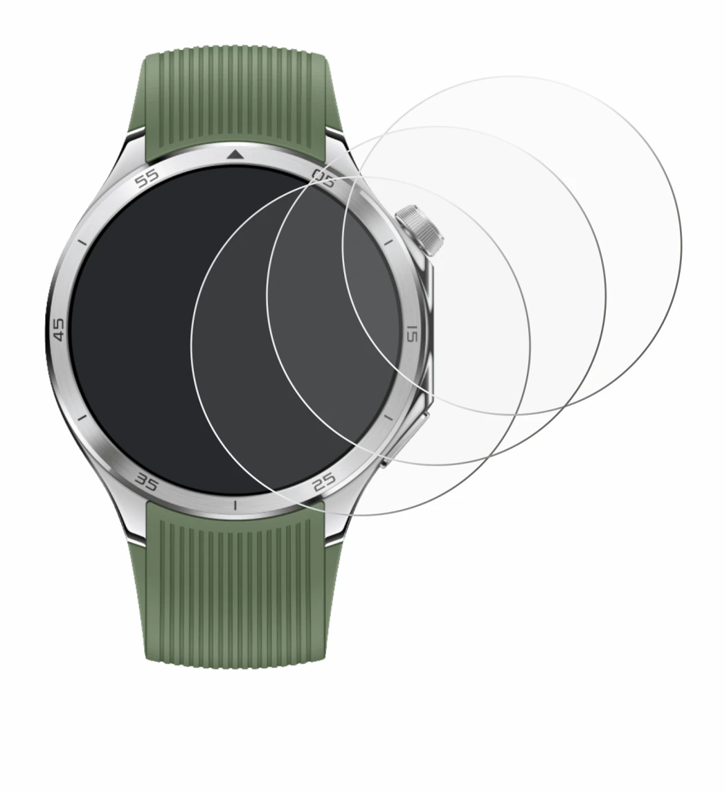 Image of the device OnePlus Watch 3 with a wide variety of screen protectors.