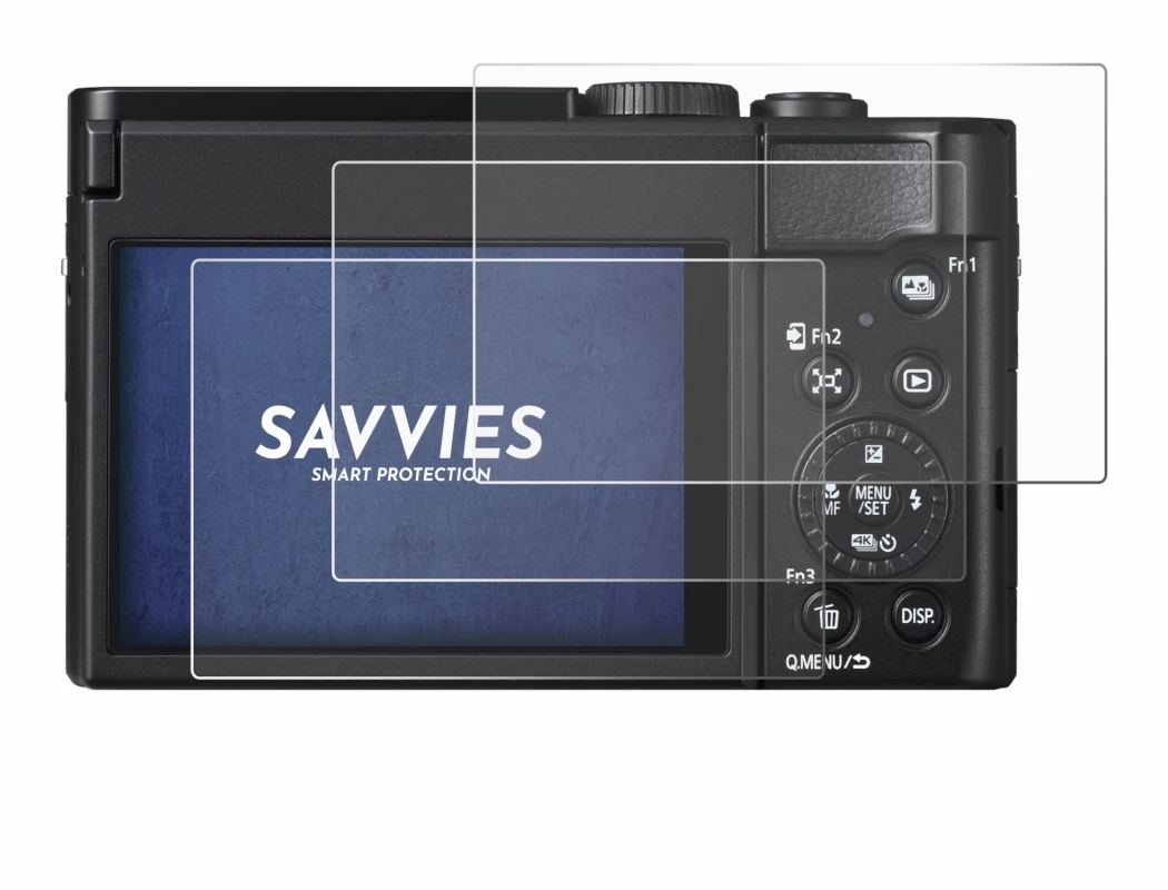 Image of the device Panasonic Lumix DC-TZ99 with a wide variety of screen protectors.