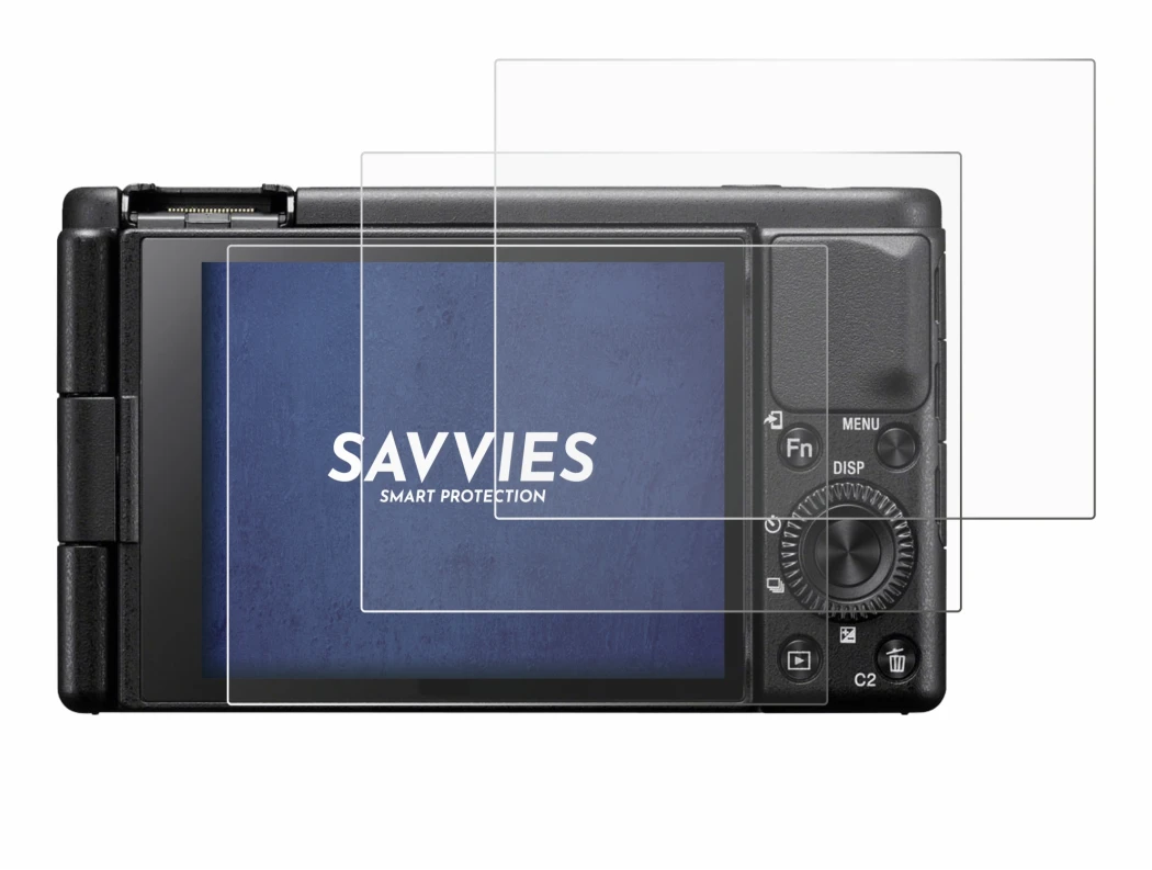 Image of the device Sony ZV-1A with a wide variety of screen protectors.
