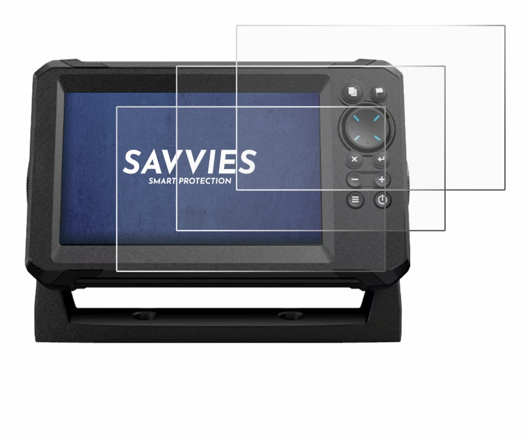 Image of the device Lowrance Eagle 7 with a wide variety of screen protectors.