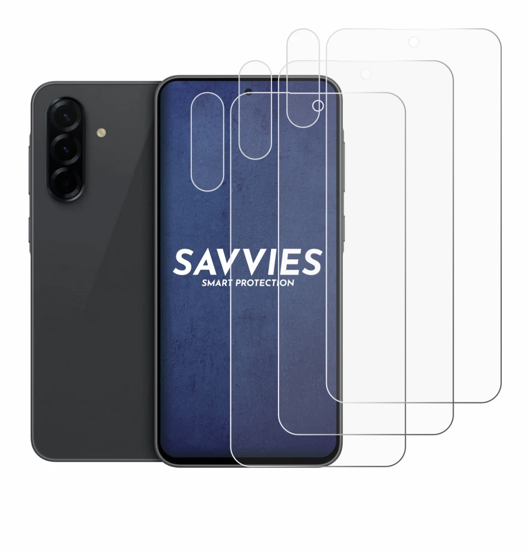 Image of the device Samsung Galaxy A36 5G (Front+Camera) with a wide variety of screen protectors.