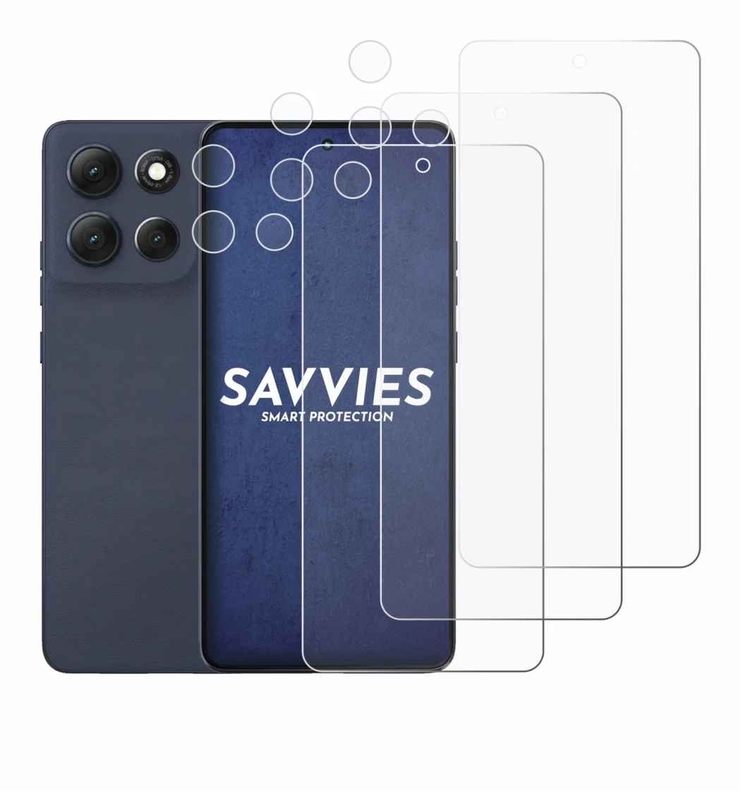 Image of the device Motorola Moto G86 (Front+Camera) with a wide variety of screen protectors.