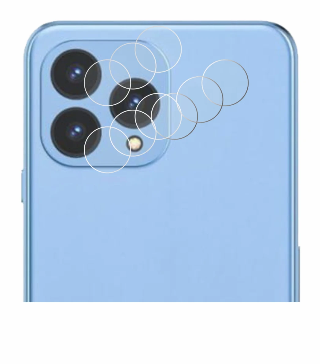 Image of the device Cubot P80 (ONLY Camera) with a wide variety of screen protectors.