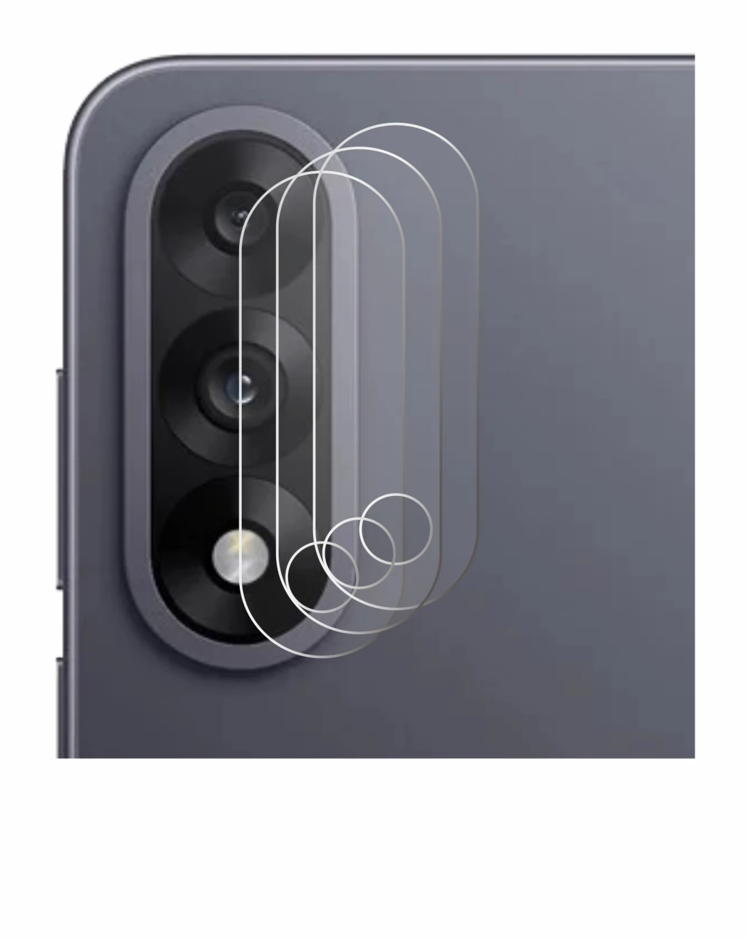 Image of the device OnePlus Nord 5 (ONLY Camera Lens) with a wide variety of screen protectors.