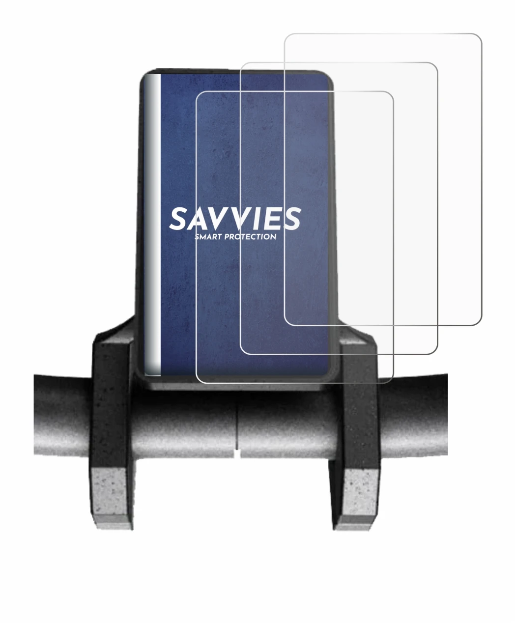 Image of the device Joyor S10-S V2 with a wide variety of screen protectors.