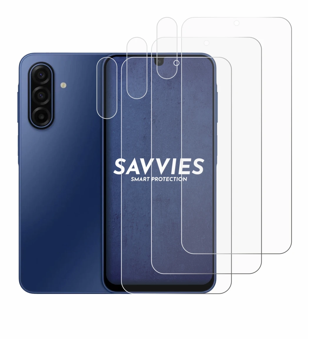 Image of the device Samsung Galaxy A17 4G (Front+Camera) with a wide variety of screen protectors.