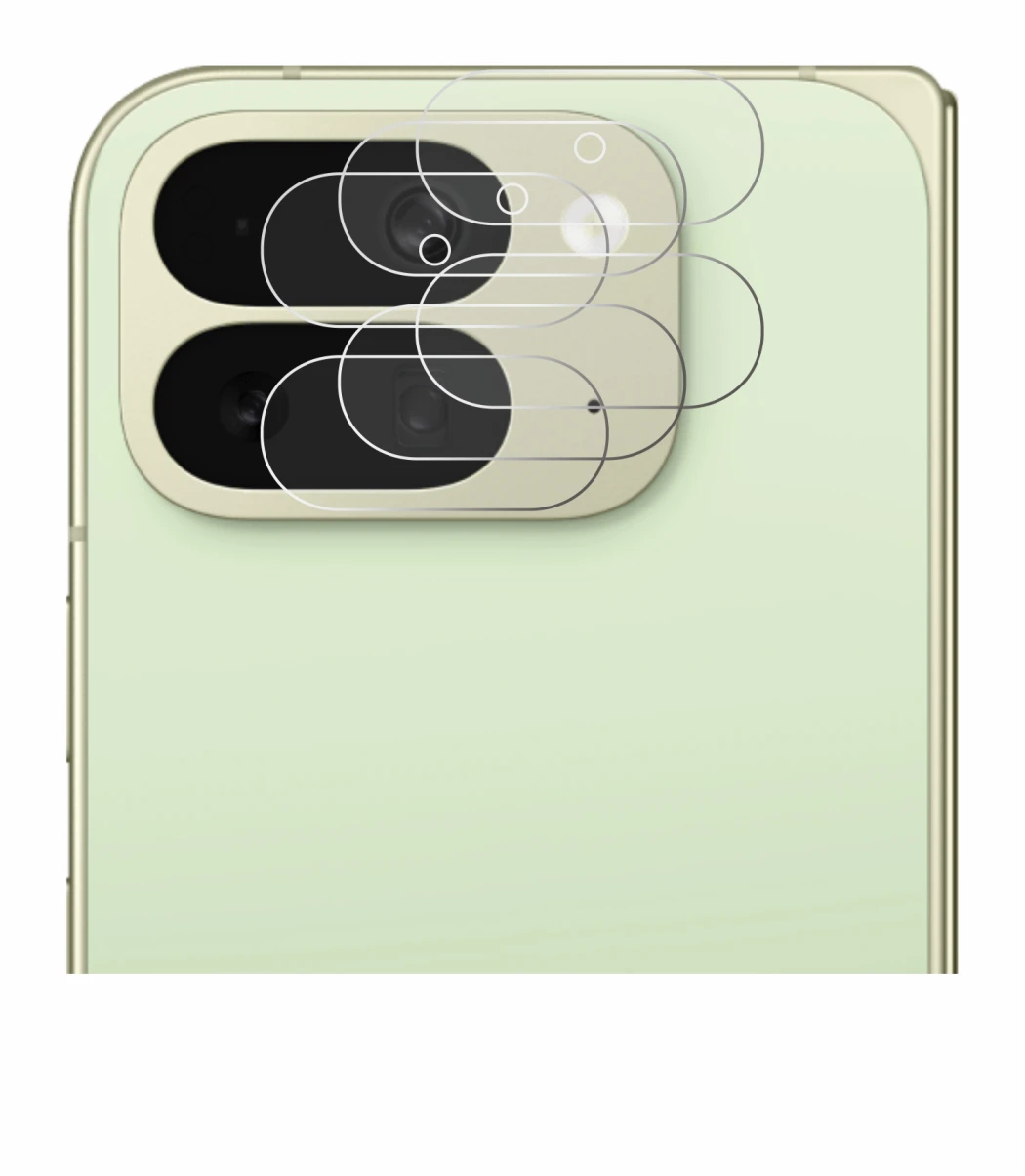 Image of the device Google Pixel 10 Pro Fold (ONLY Camera Lens) with a wide variety of screen protectors.